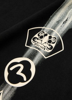 Evisu Daicock Printed Cotton T-shirt Black