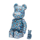 Medicom Robe Japonica Mirror Be@rbrick in Multi 100%/400%