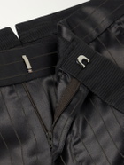 TOM FORD - Straight-Leg Pinstriped Satin Suit Trousers - Black