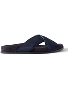 MR P. - David Suede Sandals - Blue - UK 7