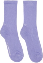 SOCKSSS Two-Pack Blue & Purple Socks