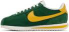 Nike Green & Yellow Cortez Sneakers
