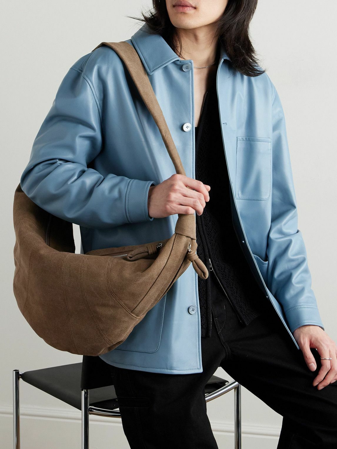 LEMAIRE - Croissant Large Cotton-Blend Canvas Messenger Bag Lemaire