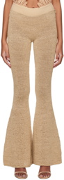 Magda Butrym Beige Flared Trousers