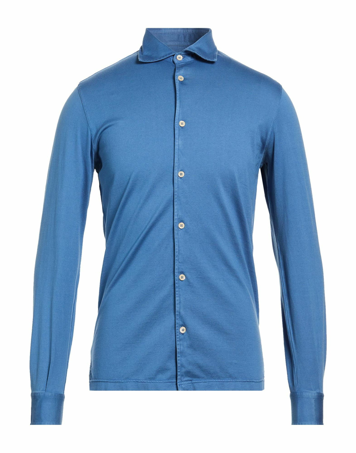 Fedeli Mens Shirt Slate in Blue