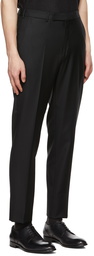 ZEGNA Black Wool Trousers