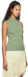 BOSS Green Ribbed Tank Top