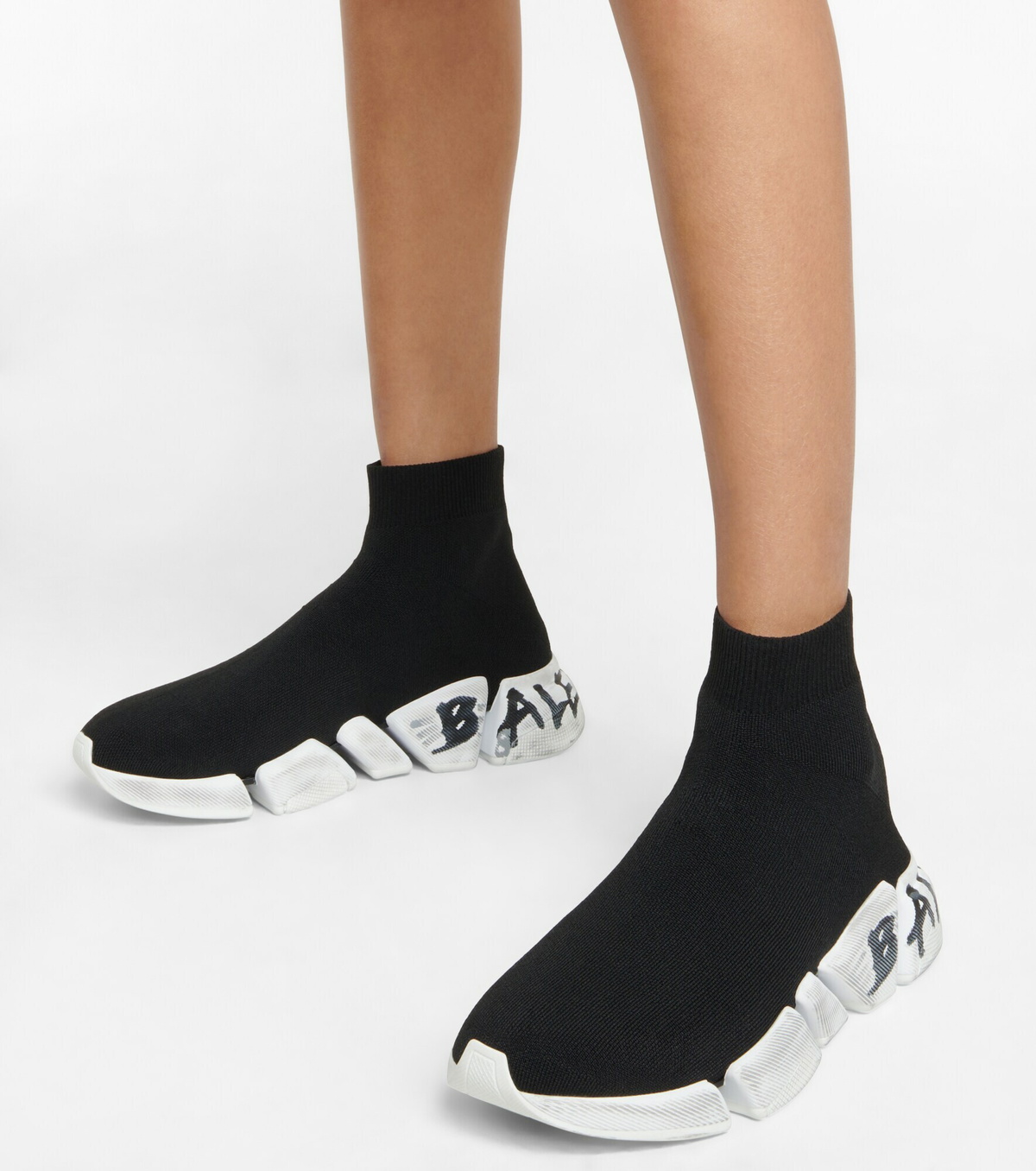 【BALENCIAGA】Speed 2.0 Sole Print Sneakers/全国送料込み 0400018149517_BLACKNEON?wid=