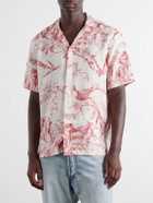 Orlebar Brown - Maitan Camp-Collar Printed Linen Shirt - Red