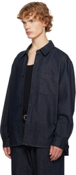 LE17SEPTEMBRE Blue Denim Overshirt