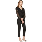 Marc Jacobs Black Double J Cropped Trousers