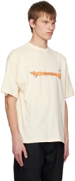 Saintwoods Beige 'Inc.' T-Shirt