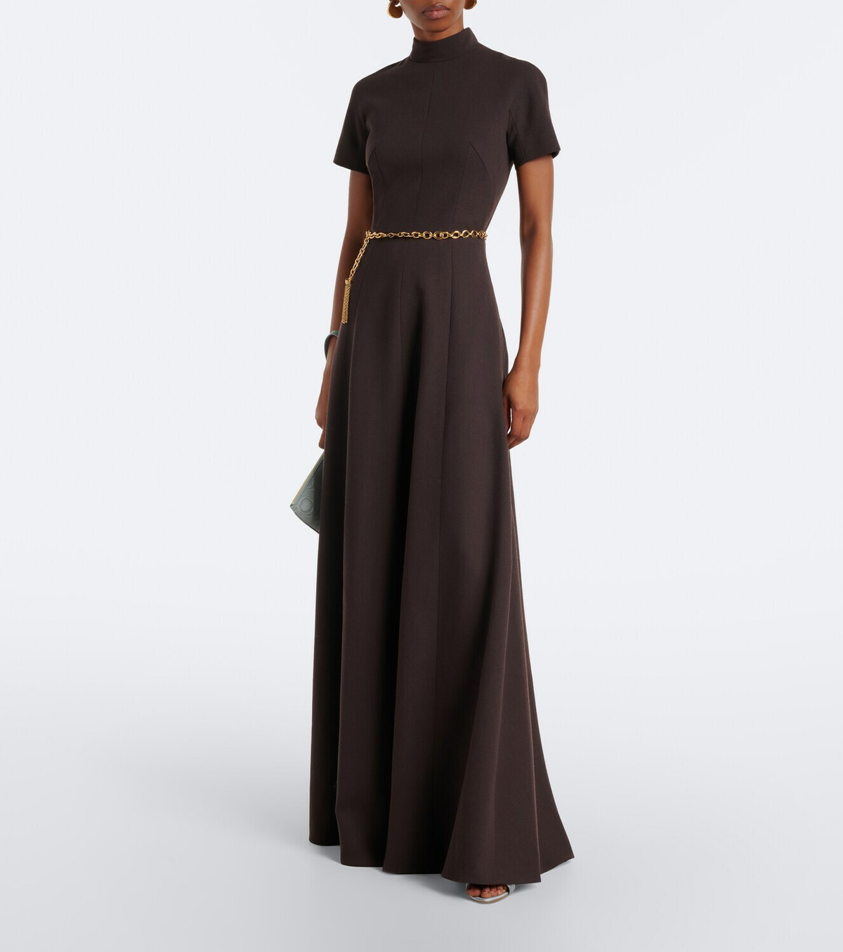 Emilia Wickstead Malinda wool crêpe maxi dress