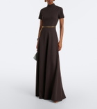 Emilia Wickstead Malinda wool crêpe maxi dress