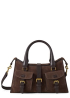 Mulberry Roxanne Small Suede Cross-body bag - Dark Brown - One Size