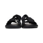 Bottega Veneta Black Intrecciato Sandals