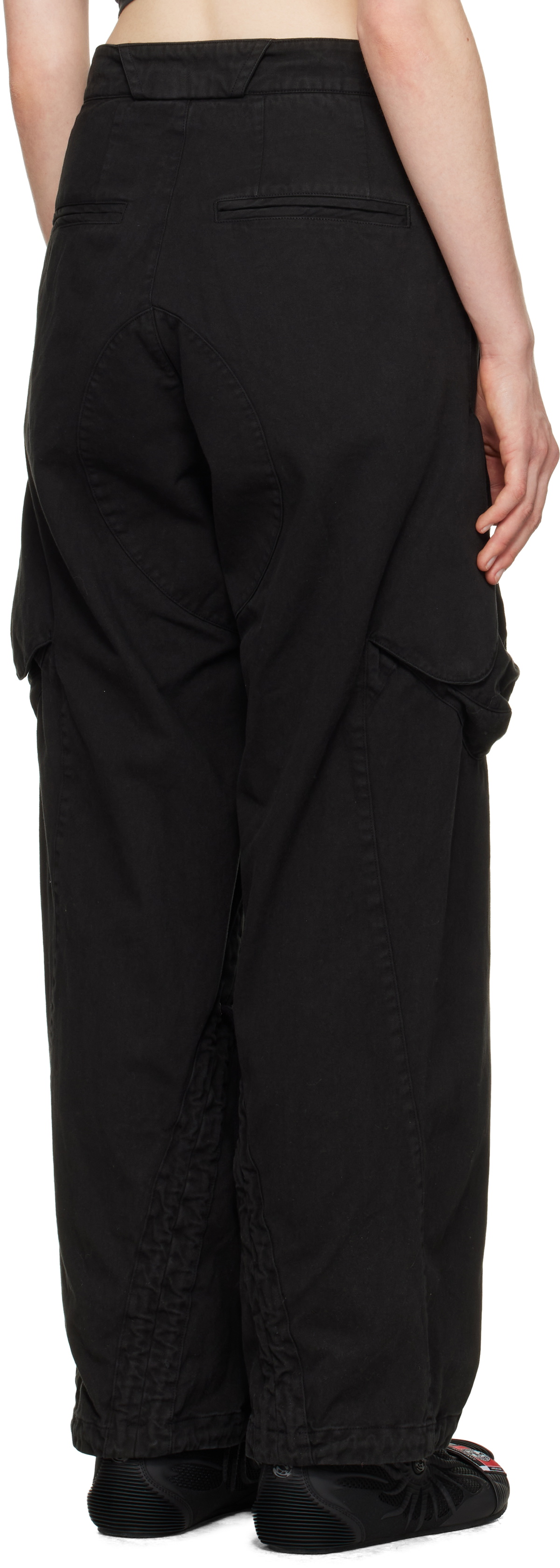 HYEIN SEO Black Dyed Cargo Pants