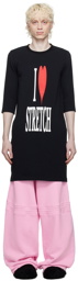 Doublet Black 'I Love Stretch' T-Shirt