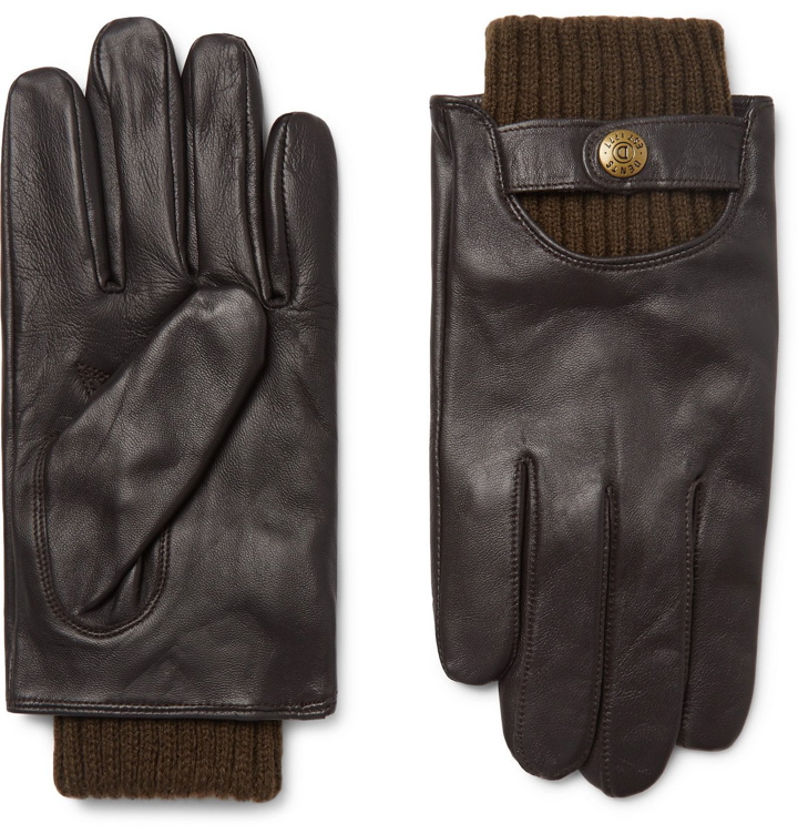 Photo: Dents - Buxton Touchscreen Leather Gloves - Brown