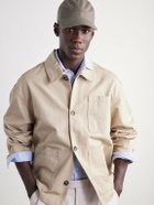 Brioni - Logo-Embroidered Cashmere-Blend Baseball Cap - Neutrals