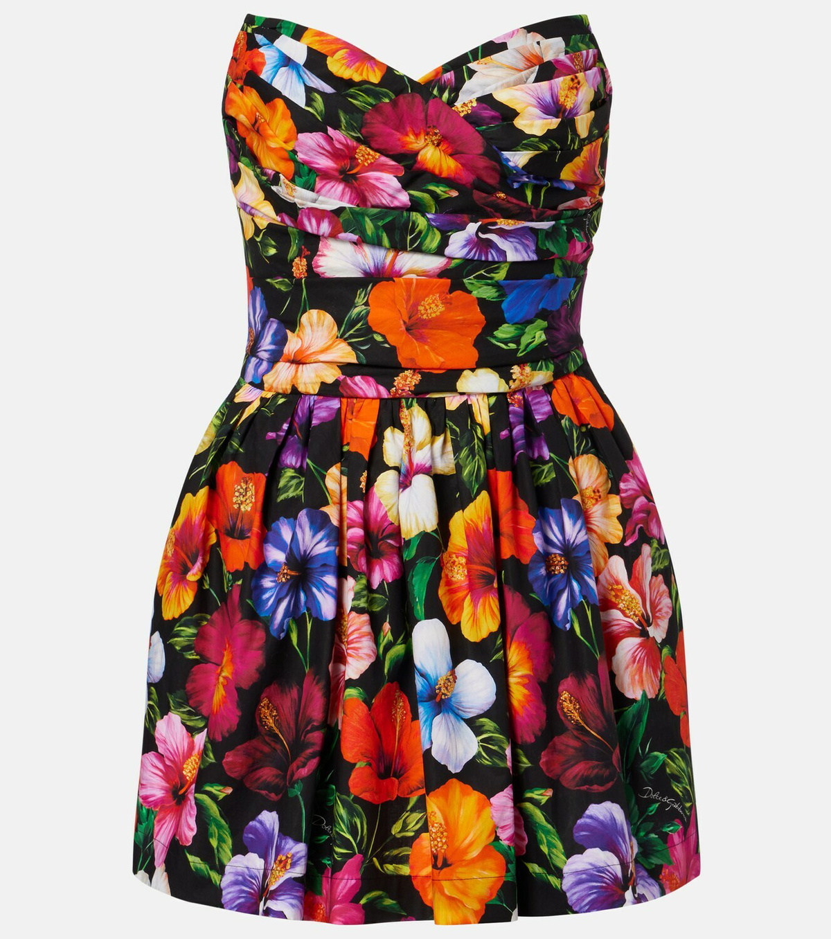 Dolce&Gabbana Floral cotton minidress