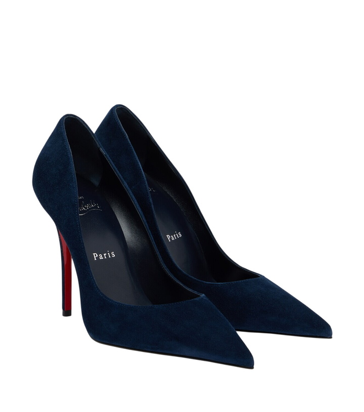 Photo: Christian Louboutin Miss Z suede pumps