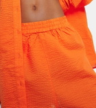 Jade Swim Mika sheer cotton shorts