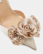 Steve Madden Rosie Heels in Ivory Satin