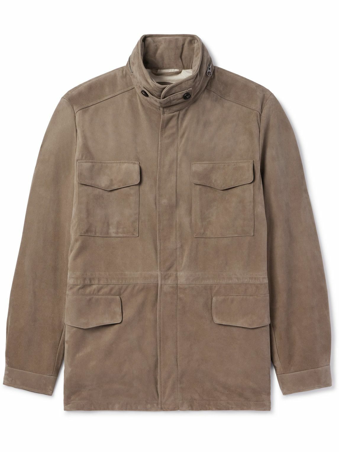 Loro Piana - Traveller Suede Jacket - Neutrals Loro Piana