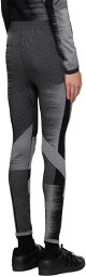 Y-3 Black & Gray Engineered Sweatpants