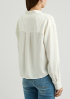 Veronica Beard Dean Blouse Cream