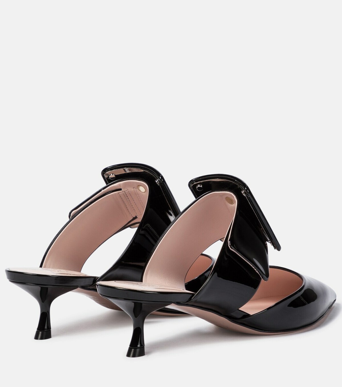 サンダル・ミュール ROGER VIVIER VIV IN THE CITY LEATHER MULES Viv' in The City Mules in leather Off White Woman