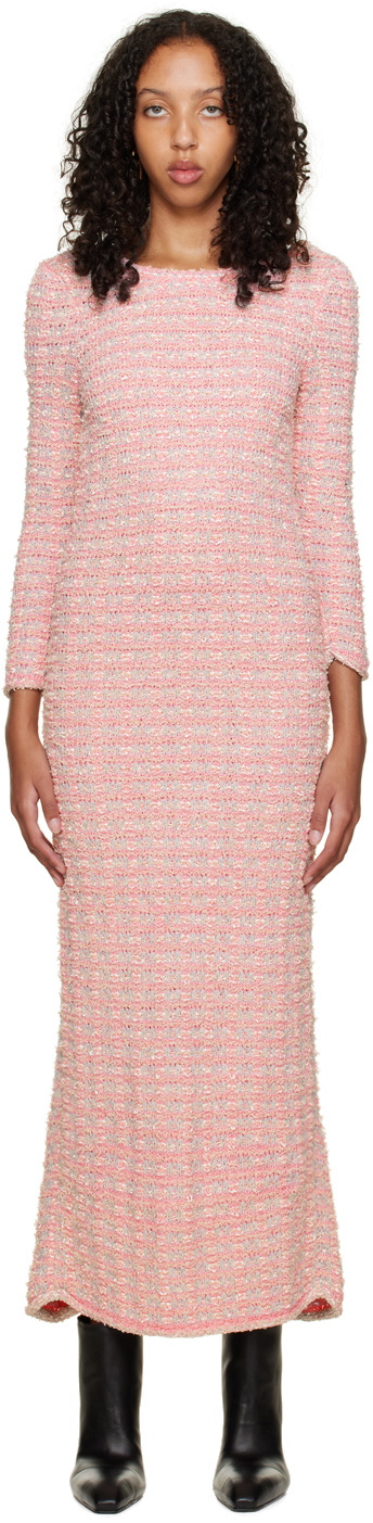 pink balenciaga dress