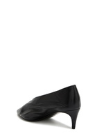 Khaite Miriam 50 Draped Leather Pumps