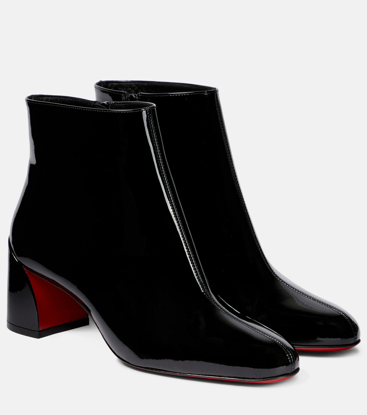 Christian Louboutin - Turela 55 patent leather ankle boots