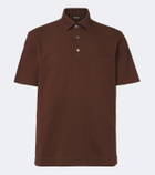 Zegna Cotton piqué polo shirt