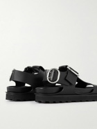 Jil Sander - Buckled Leather Sandals - Black