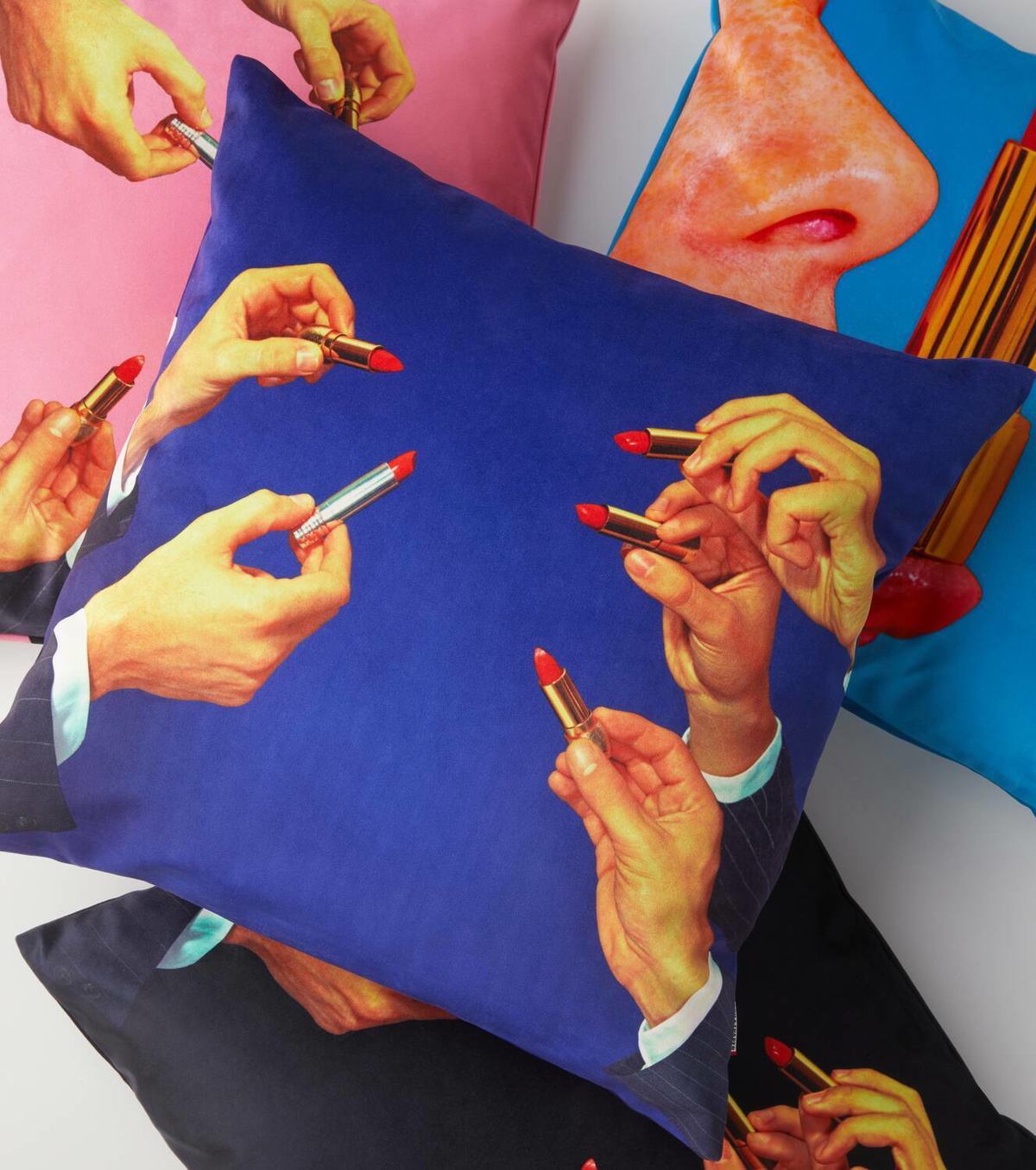 Seletti x Toiletpaper Lipsticks cushion