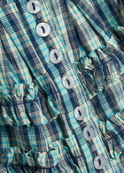 Damson Madder Summer Joy Cotton Blouse Blue