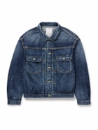 Visvim - Social Sculpture 101 Paint-Splattered Denim Jacket - Blue