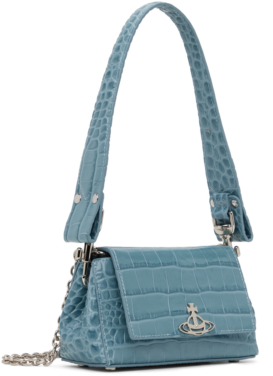 バッグ・カバンその他 VIVIENNE WESTWOOD WOMEN Small Hazel Shoulder Bag Blue 28409582_57827093_322.jpg