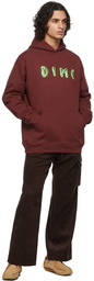 Dime Burgundy Sil Hoodie