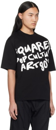 Dsquared2 Black D2 Pop 80's T-Shirt