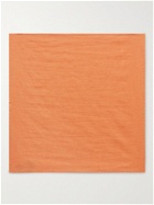 Anderson & Sheppard - Linen Pocket Square - Orange