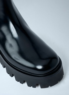 Prada Logo Plaque Ankle Boots