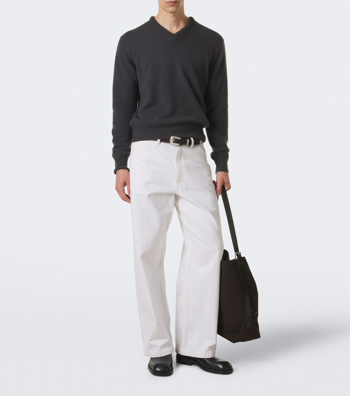 Lemaire Leather slip-on shoes