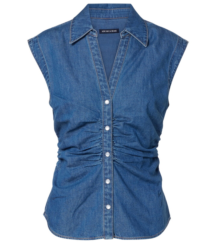 Photo: Veronica Beard Sera denim top