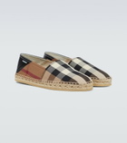 Burberry - House Check canvas espadrilles