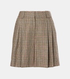 Blazé Milano Checked silk shorts