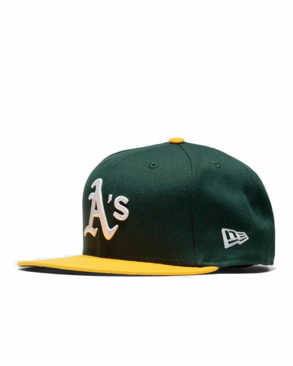 Photo: New Era Mlb Oakland Athletics Authentic Collection Emea 59 Fifty Fitted Cap Green - Mens - Caps
